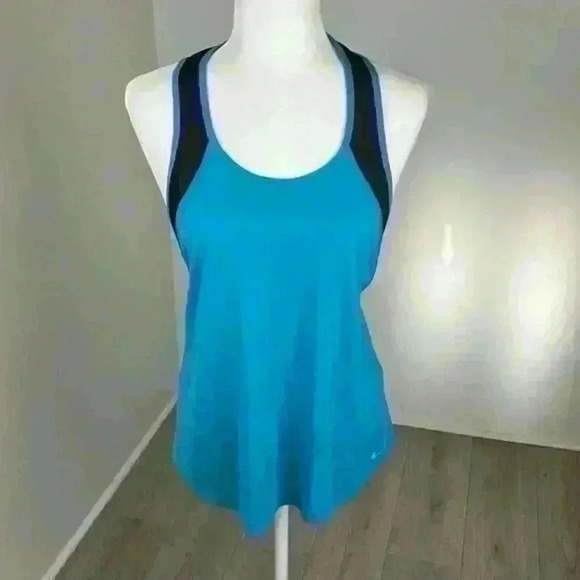 Nike Blue Dry-Fit Tank Top Size Medium - Picture 1 of 10